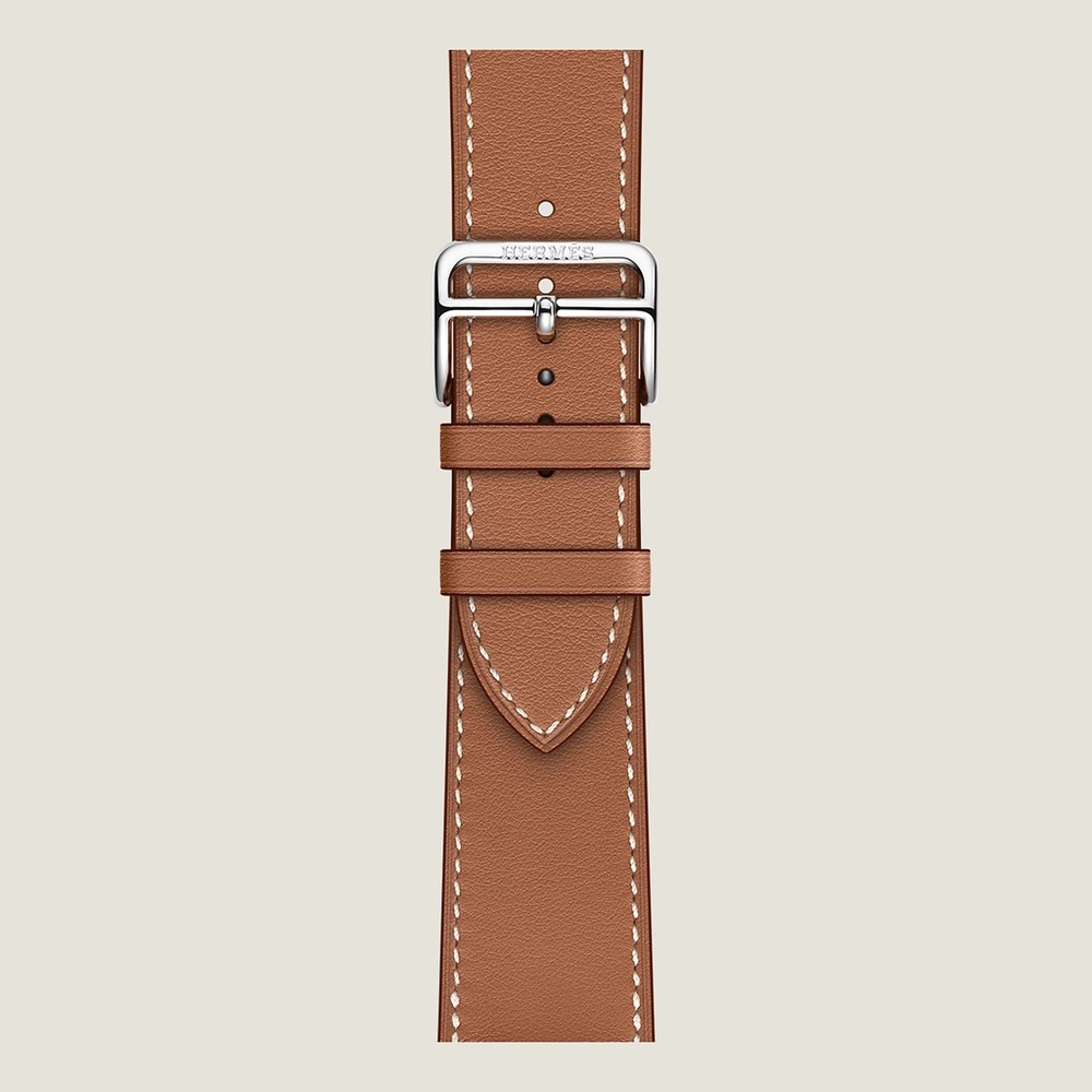 Hermès Brown Leather Watch Strap